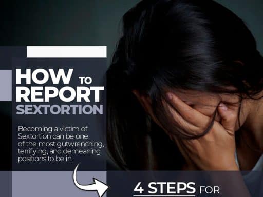 How to Report Sextortion