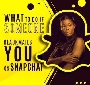 What To Do If Someone Blackmails You on Snapchat showing famous person blackmailed on Snapchat