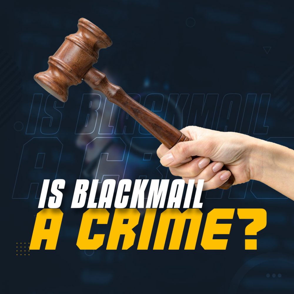 Is blackmail a crime