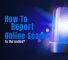 How to report online scams