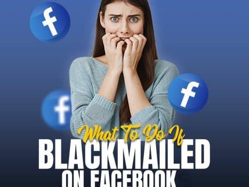 woman trying to find out what to do to stop her Facebook blackmail