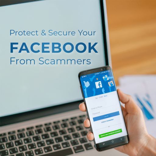 Setting the right security protocals for your Facebook keeps you safe from scammers.