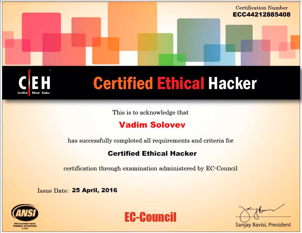 Comprehensive Ethical Hackers
